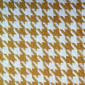 Jacquard Pied de Poule Jaune