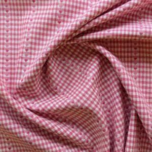Vichy Rose Petits Cœurs