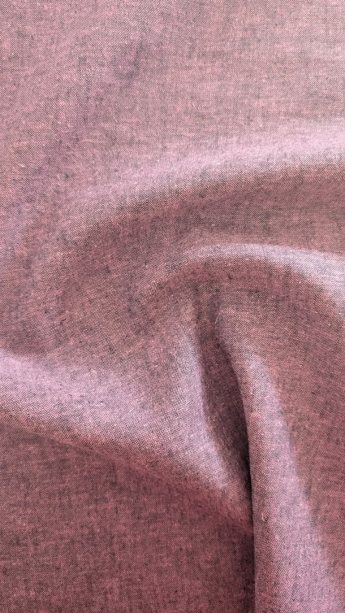 Tissu lin coton violet