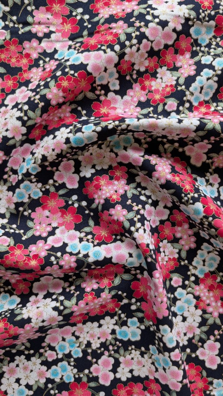 Coton fleuri japonais doré