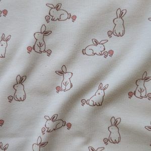 Jersey Écru Lapins Bio