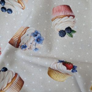 Toile Canvas Cupcake
