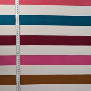 Toile Canvas Rayures Multicolores