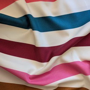 Toile Canvas Rayures Multicolores