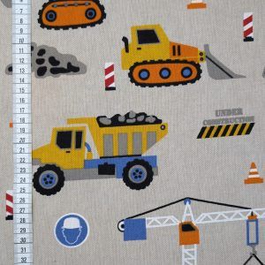 Toile Véhicules Chantier