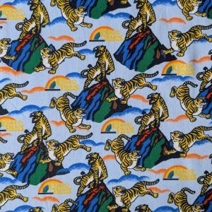 Tissu Sweat Kenzo Tigres