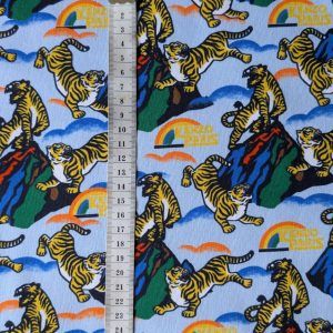 Tissu Sweat Kenzo Tigres
